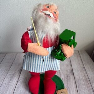 Annalee Vintage Large Christmas Santa Clause Mobilitec Dolls